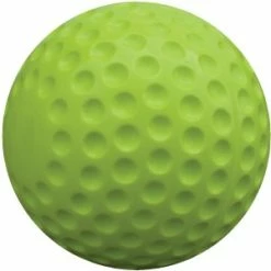 [ 0 ] Champro 12'' Yellow Dimpled Pitching Machine Softballs