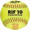 [ 1 ] Rawlings ASA RIF Level 2 Low Compression Fastpitch Softballs -sports advantage shop 04161 1 1
