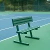 [ 7 ] Jaypro 4' Courtside Tennis Bench -sports advantage shop 05734