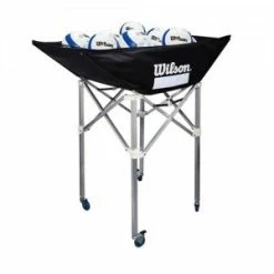 [ 1 ] Wilson Indoor Stand-Up Volleyball Cart With Bag