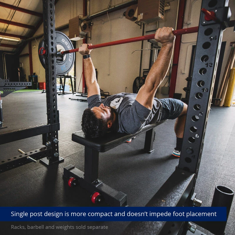 Single Post Competition Flat Bench 6 Single Post Competition Flat Bench - Image 4