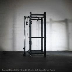Lat Tower Rack Attachment – T-3 And X-3 Series Bolt Down Power Racks -sports advantage shop 401036 05
