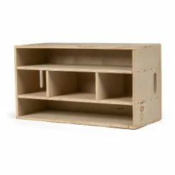 Stackable Wood Jerk Blocks With Silencer Pad -sports advantage shop 401089 09