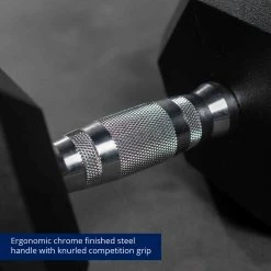 5 LB - 50 LB Pairs Rubber Hex Dumbbells -sports advantage shop 421197 05