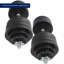 200 LB Set Adjustable Cast-Iron Dumbbells -sports advantage shop 423013 05
