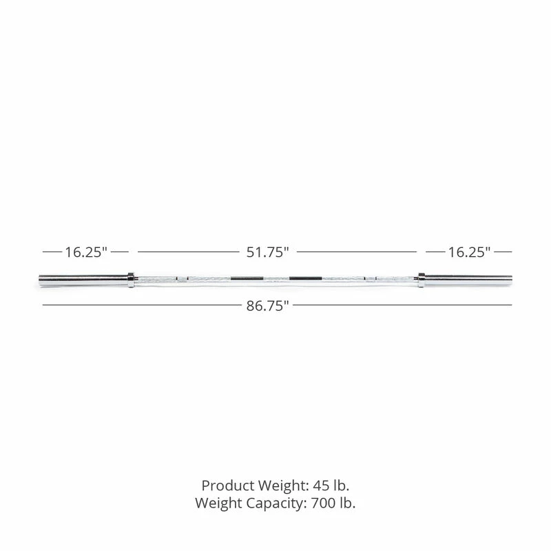Economy Olympic Barbell 4 Economy Olympic Barbell - Image 2
